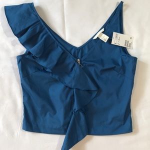 Blue H&M Crop Top